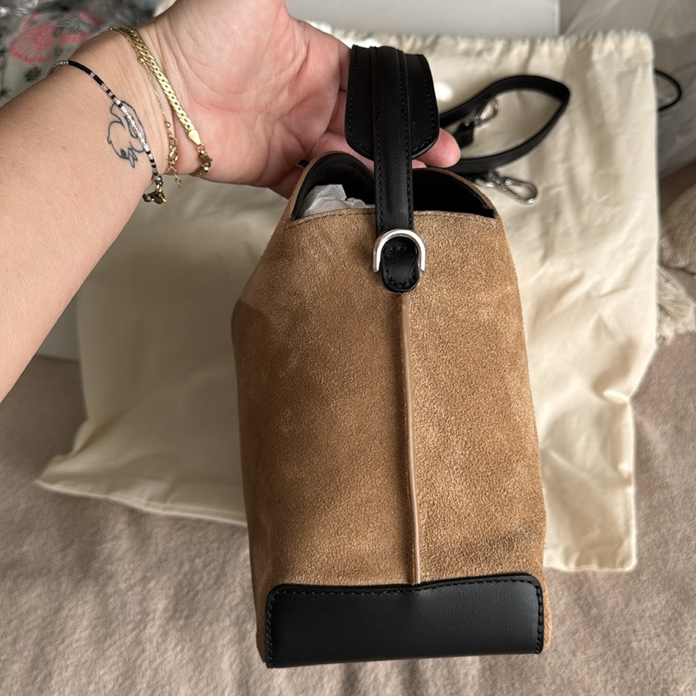 Flattered Helia Handbag Suede Sand New - Picture 6 of 16